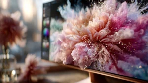 Midjourney V8 KI-Bildgenerierung – kreativer Workspace mit Monitor, Kamera und Pflanzen als Symbolbild für den Artikel über Prompts, Parameter und Kosten