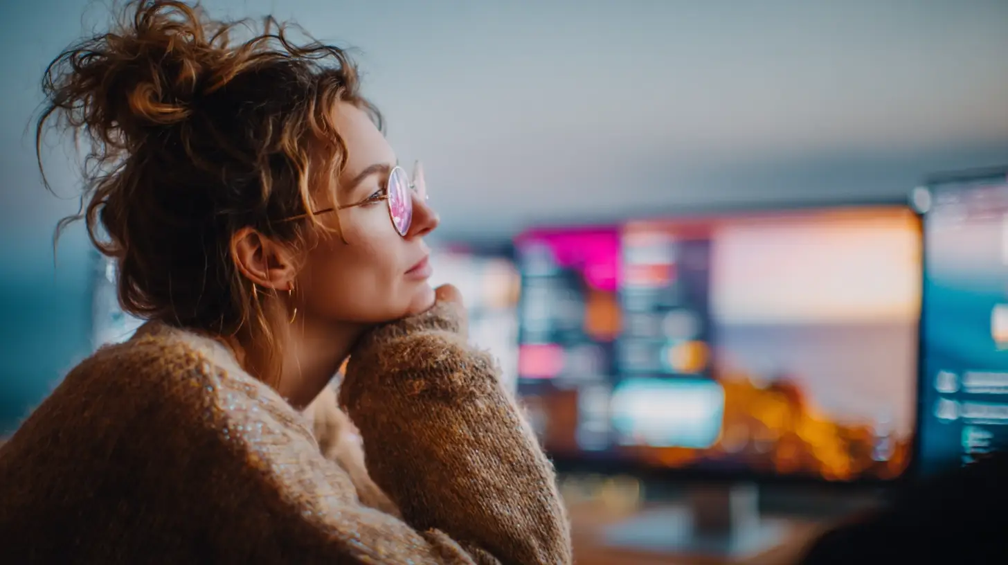 Website-Relaunch Konzept und Strategie am Bildschirm mit farbigem Design